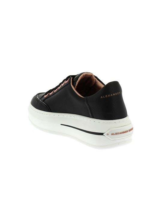 Lancaster Woman sneakers da donna in pelle nera ALEXANDER SMITH | LSW1948BLK